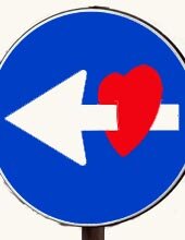 Traffic signs for valentines