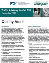 DfT: Quality Audit